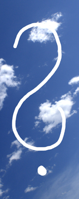 Fragezeichen im Himmel